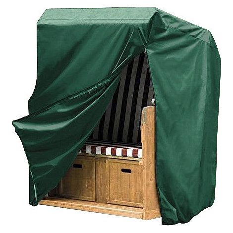 WOLTU Schutzhülle Strandkorb 165/135x125x90 cm, Abdeckung für Gartenmöbel, Abdeckhaube aus PE, Plane UV-Beständig wasserabweisend winterfest reißfest