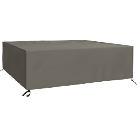Large Square Patio Garden Furniture Set Cover 600D Oxford Waterproof, 230 x 230 x 70cm, Grey