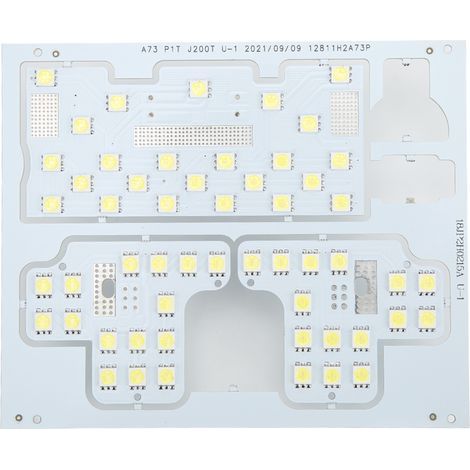 Lampe de plafond LED intérieure voiture 48SMD 12V 50000H blanc, plafonnier à panneau 5050 pour RAV4 2006‑2012, accessoires auto (1/5)