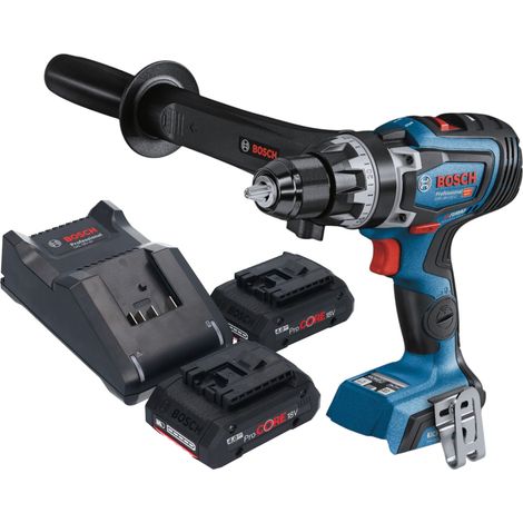 Bosch GSR 18V-150 C Professional Perceuse-visseuse sans fil 18 V 150 Nm Brushless + 2x batterie ProCORE 4,0 Ah + chargeur