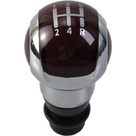 Pommeau de levier de vitesse pour Peugeot 106, 206, 306, 207, 208, 307, 308 (2008), 3008, 5008, CC, SW et Citroën C2, C3, C4, DS3, DS4 (2010-2019) (1/5)