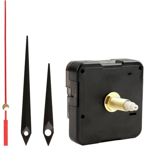 mécanismes à quartz silencieux avec aiguilles fluorescentes, kit de remplacement à monter soi-même pour horloges murales, balayage continu, sans contact, pour la réparation d'horloges, maison, bureau, (1/5)