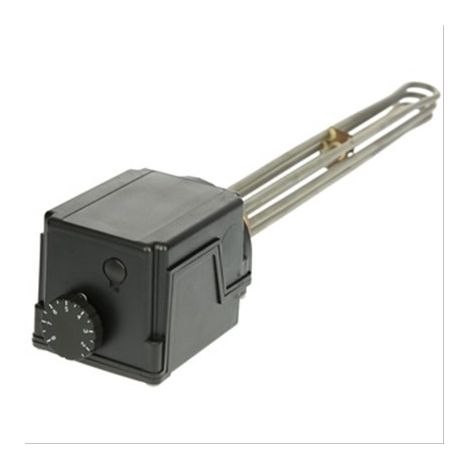 Résistance pour chauffe-eau électrique 3kW 230/400V – Réglable 5 à 80°C – Longueur 335mm – Inox 2.4858 pour pression max 10 bar