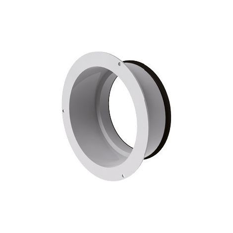 Manchette de fixation plastique à sceller pour bouches d'extraction hygroréglables D125mm Lg50mm NATHER 545819