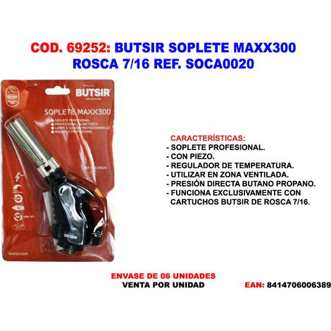Butsir Maxx300 Taschenlampe 7/16 Gewinde Soca0020