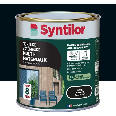 Vernice per esterni per legno, alluminio e PVC. SYNTILOR nero satinato 0,5 l SYNTILOR (1/5)