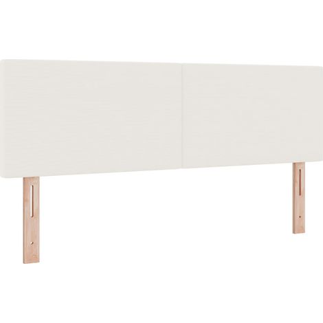 Maison Exclusive - Testiera LED con strisce LED Crema 144 cm Tessuto in Cords (1/5)