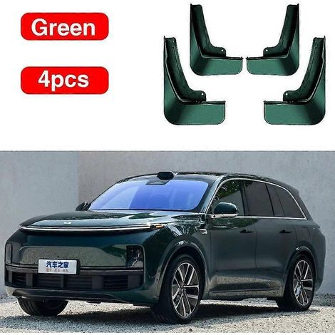 Schmutzfänger für Li Auto L8 Lixiang L8 2022 2023 2024 2025 – Spritzschutz-Schmutzfänger, Kotflügel-Schmutzfänger-Set, Außenset, Autozubehör – Grün (1/5)
