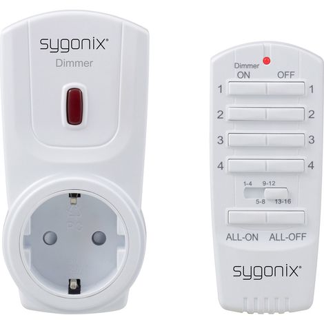 RSL Dimmer-Set Zwischenstecker Schaltleistung (max.) 300 W Reichweite max. (im Freifeld) 70 m (1/2)