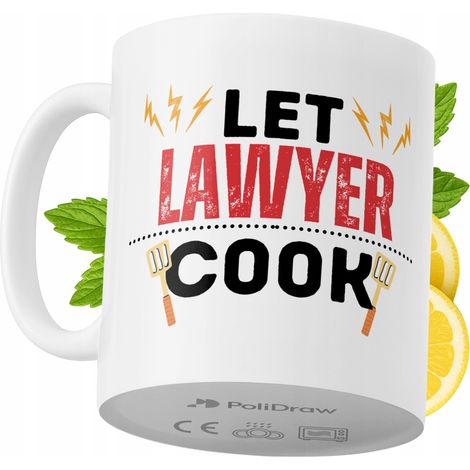 Taza de café/té divertida y humorística para abogados. Taza con diseño gráfico y texto gracioso para cumpleaños, santos y días festivos. Taza premium para ocasiones especiales en casa, la oficina o el (1/5)