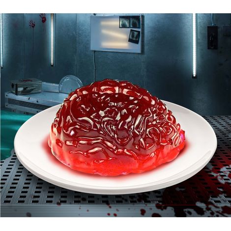 Molde de gelatina con forma de cerebro para Halloween, 22x18 cm. (1/3)