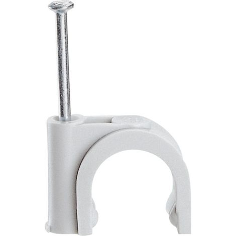 100 Attaches Fixfor grise RAL7035 pour câble rond Ø9mm LEGRAND 031528 (1/3)