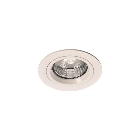 Spot BE BETTER - 1/4 de tour GU10 rond fixe, blanc IP20 - EUROPOLE - 2400