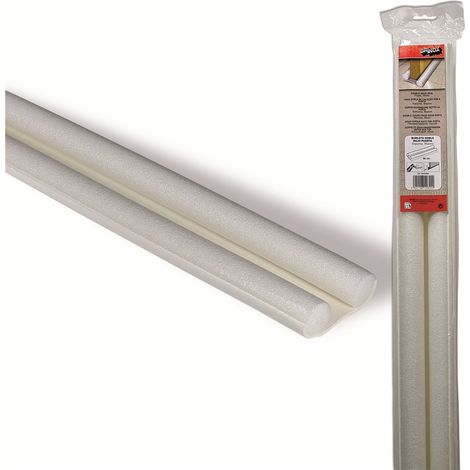 Joint double bas de porte en mousse 95 blanc