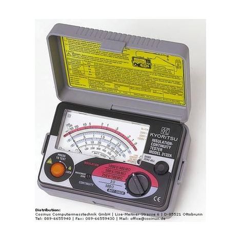 Turbo Kyoritsu 3132A Tester di isolamento analogico