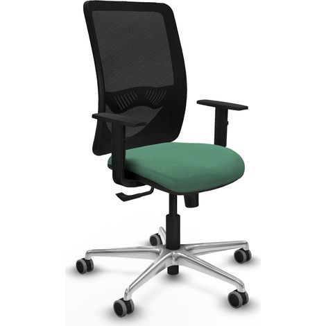 Piqueras-y-crespo Zulema chaise bureau vert émeraude (1/3)