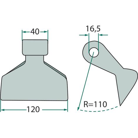 Maletti 18063-RM-4 6061700 Martello in GRANITO