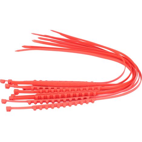 Jeu de 10 chaînes antidérapantes pour pneus neige, super adhérence ABS+TPU 20x910mm, universel pour 4x4 SUV camion (1/5)