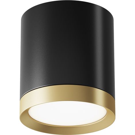 Aro técnico Maytoni C086CM-GX53-MRD-BG de montaje en superficie, color negro y dorado, H-9,6cm (1/5)
