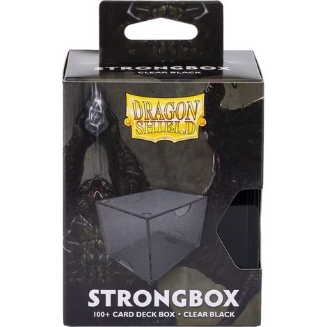 Dragon Shield Kartenbox: Transparente schwarze Box (1/2)