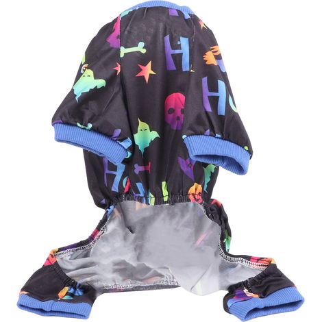 Pyjama d'Halloween pour chien, combinaison mignonne, élégante et confortable pour animaux à 4 pattes, idéale pour une fête à thème d'Halloween ou pour dormir à la maison. (1/5)