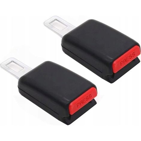 ADAPTADOR EXTENSOR DE CINTURÓN DE SEGURIDAD CON HEBILLA Y OJAL DE EXTENSIÓN (2 PIEZAS)