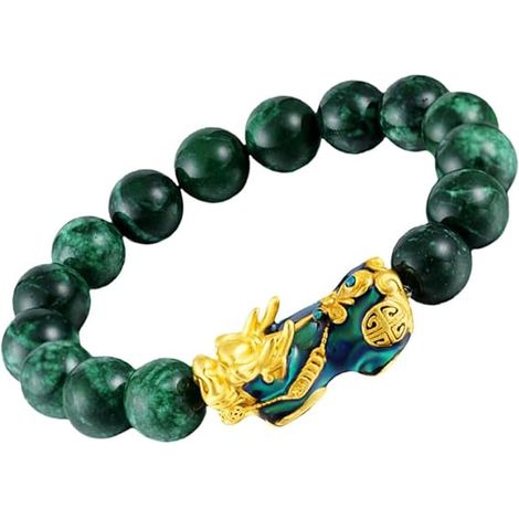 Bracelets Feng Shui, Bracelet porte-bonheur, Bracelet chinois en pierre précieuse, Bracelet de richesse, Bracelet chinois pour homme, Pendentif porte-bonheur