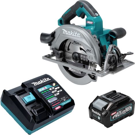 Sega circolare a batteria Makita HS 003 GM101 40 V max. 190 mm Brushless + 1 batteria da 4,0 Ah + caricabatterie (1/5)