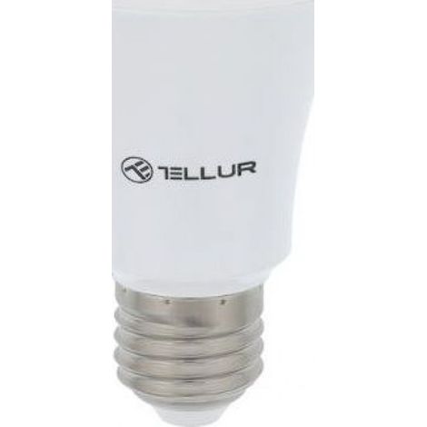 Bombilla inteligente WiFi Tellur E27 blanca/cálida/RGB, regulador de intensidad. (1/2)