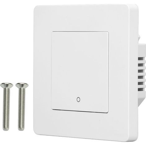 Interrupteur Intelligent avec Minuterie, Télécommande pour Lumière et Rideau, 100‑240V AC, Blanc (1/5)