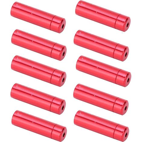 Capsules de câble de dérailleur vélo en aluminium 4mm, 10 pièces pour VTT et vélo de course, couleur rouge (1/5)