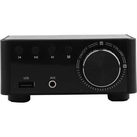 HiFi Bluetooth 5.0 Digitaler Audioverstärker mit Speicherkartenleser, 2 x 50 W Stereo für Verstärker (1/5)