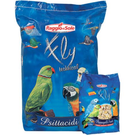 FLY RAGGIO DI SOLE PAPPAGALLI FRUIT 15 KG ALIMENTO PAPPAGALLI