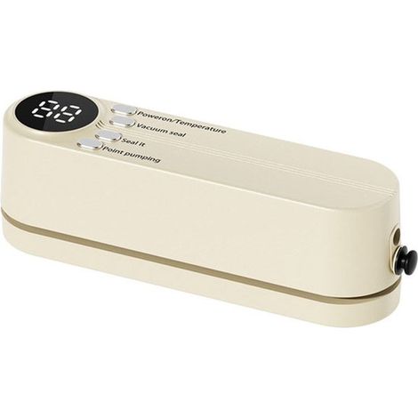 Aspiradora，Bolsas para envasar al vacío，Selladora al vacío，Aspiradora portátil，3 niveles de temperatura，USB，Apta para bolsas de plástico (1/5)