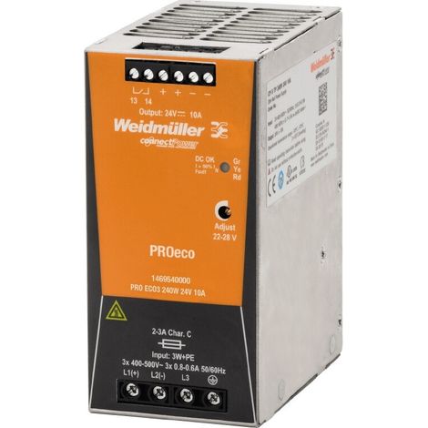 Weidmüller Schaltnetzgerät PROECO3 240W 24V 10A