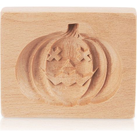 Stampo per biscotti in legno a forma di zucca di halloween 10x8 cm 228249086 228249086 (1/5)
