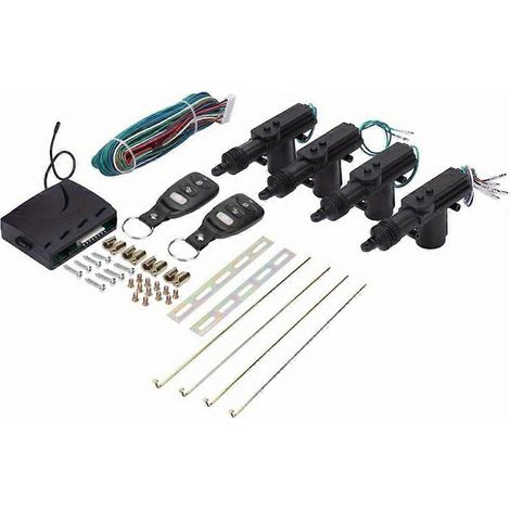 Système d'entrée sans clé, système universel de verrouillage et de déverrouillage des portières de voiture, kit de sécurité sans clé pour verrouillage centralisé à distance, compatible avec les modèle (1/5)