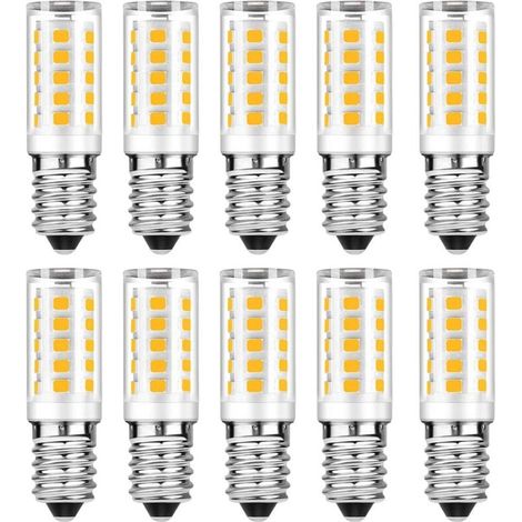 Paquete de 10 bombillas LED E14 - Blanco frío 6000K - 5W - Equivalente a bombilla incandescente de 50W - 500LM - No regulable NPTERBL (1/4)