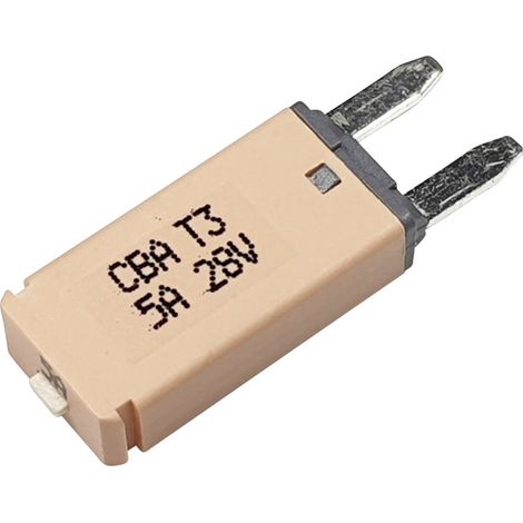 Hansor Circuit Breaker Mini, type 3. Manual Reset, 5A CBA3 Series 5A Sicherungsautomat Standard Flac (1/4)