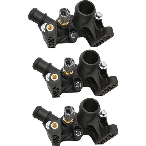 Compatible avec trois boîtiers de thermostat de système de refroidissement 7M5G-8K556-AC pour Fiesta/Focus (2012-2016). (1/5)