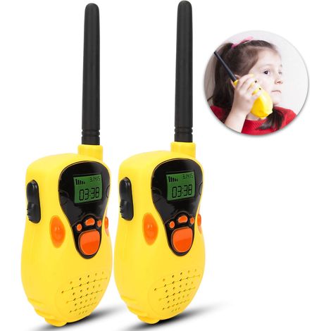 Kinder-Walkie-Talkie 80-100 m Mini-Funkgerät Lernspielzeug für draußen Geschenk