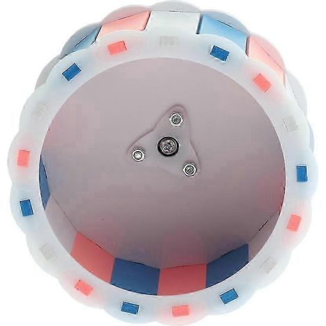 Roue d'exercice confortable pour hamster, facile à installer et à fixer pour les cages de petits animaux.-Dark Blue Pink (1/5)