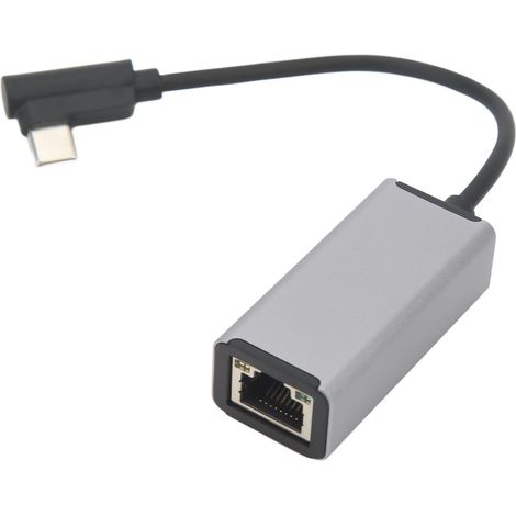 Adaptateur Ethernet USB C vers RJ45, convertisseur réseau de TYPE 10Mbps 100Mbps pour téléphone portable (1/5)