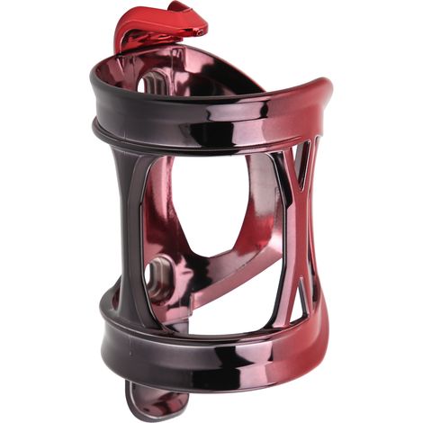 Leichter Mountainbike-Flaschenhalter, Rennrad-Flaschenhalter für Radtouren (Farbverlauf Schwarz Rot) (1/5)