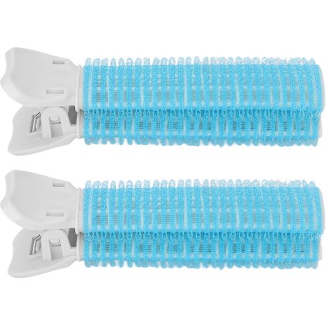 voluminöse Haarspangen, tragbare Lockenwickler für Ansatz und Pony, Haarstyling-Tool für Frauen und Mädchen (Blau) (1/5)