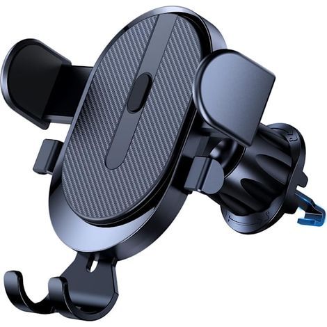 Soporte para teléfono de coche mejorado 2024 con clip para rejilla de ventilación, rotación de 360°, soporte universal para teléfono móvil (1/4)