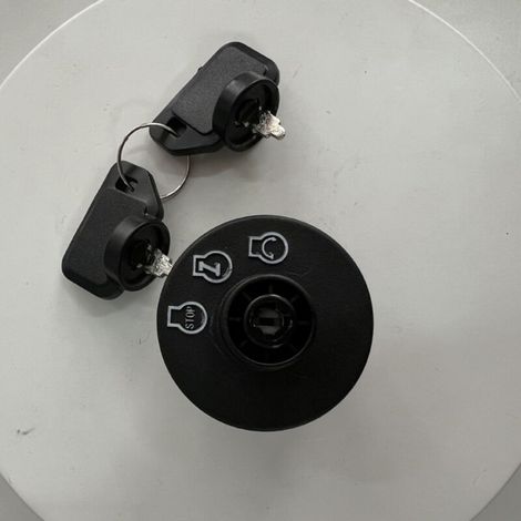 Interrupteur de démarrage pour tondeuse à gazon – Compatible modèles 117-2222, 430-250 et 137-4101 – Plastique renforcé, montage facile (1/4)