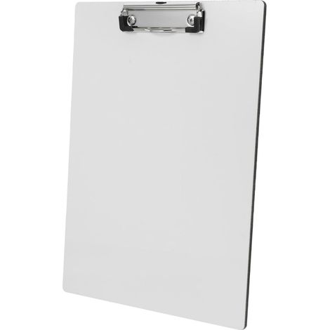 Planche à Écrire avec Clip Portable Bois Blanc Support Rigide (1/5)