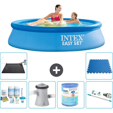 Intex Piscine Easy Set Ronde - 244x61 cm - 7-pièces S30425 (1/5)
