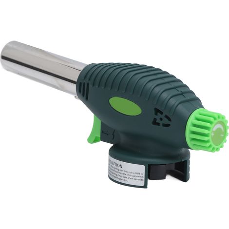 Torche de cuisine à gaz butane réglable, idéale pour crème brûlée, BBQ et travaux de soudure délicats. (1/5)